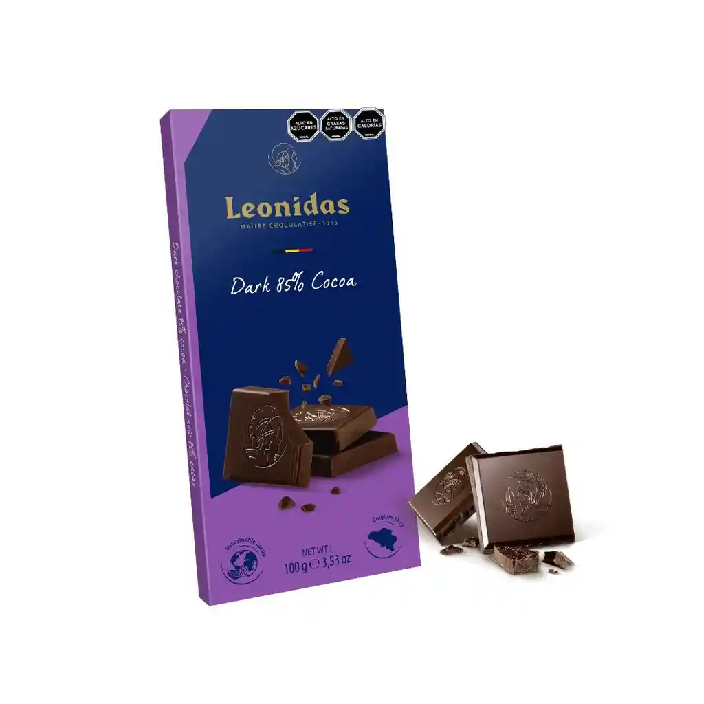 Barra De Chocolate Amargo 85% Cacao