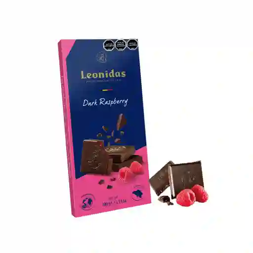 Barra De Chocolate Amargo 54% De Cacao Con Frambuesa
