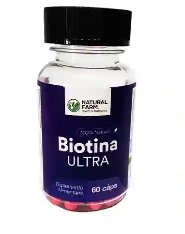 Biotina Ultra Natural Farm 60 Capsulas.