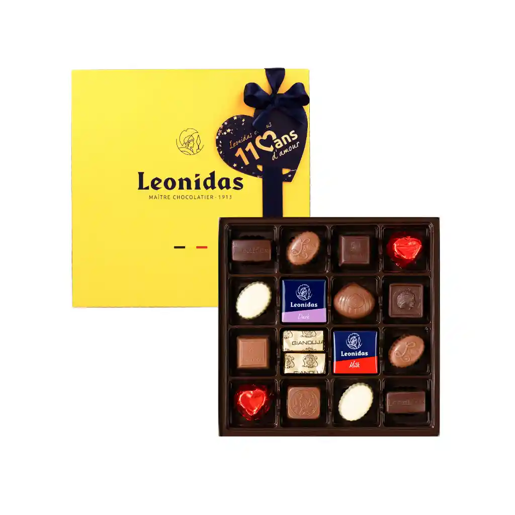 Caja De Bombones Jaune 16 Bombones Mix