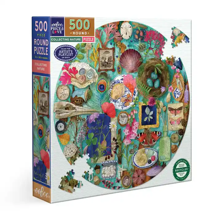 Puzzle Redondo 500 Piezas Collecting Nature