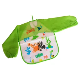 Babero Impermeable Bebe Pechera Niño Ajustable Con Mangas (animales Marinos)