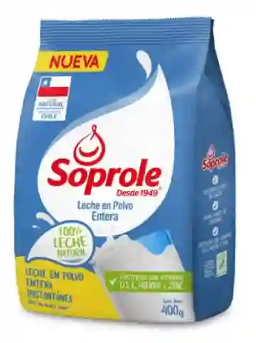 Leche En Polvo Entera Soprole 400 G