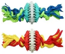 Warrior - Bola Con Dientes Y Cuerda (limpieza Dental) Para Perros (er132)