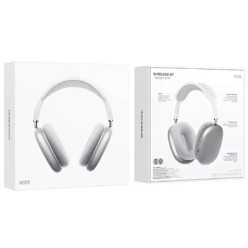 Audifonos Borofone Bo22 Plateado