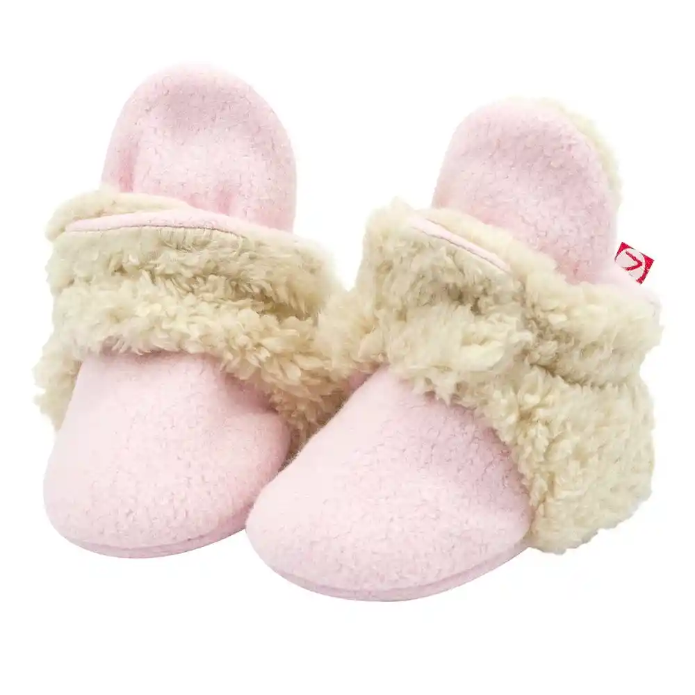 Botas Polar Con Chiporro Rosado Claro 6 Meses