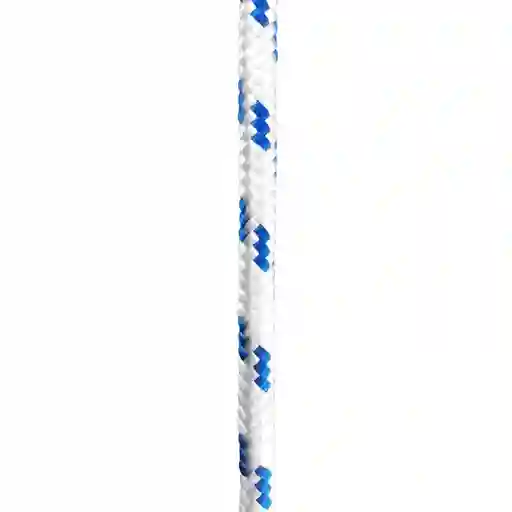 Cuerda Trenzada 4mm Blanco/azul 1 Metro