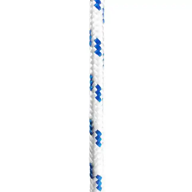 Cuerda Trenzada 8mm Blanco/azul 1 Metro
