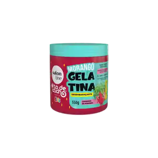 Gelatina Antifrizz Kids Morango 550gr Salon Line