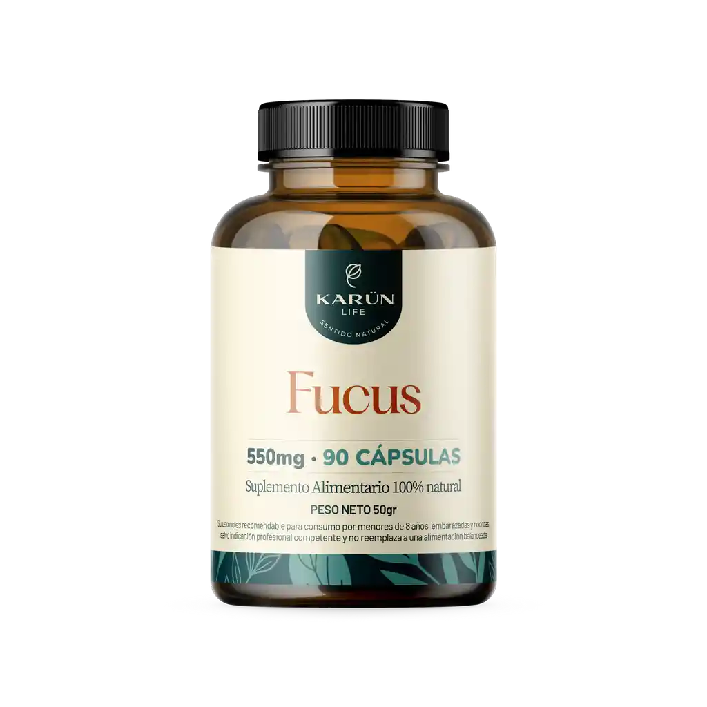 Fucus 90 Cápsulas 500 Mg Karun Life