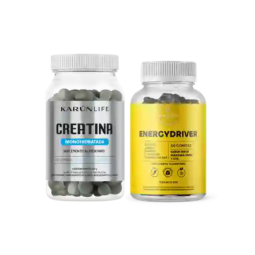 Pack Full Rendimiento: Creatina + Energy Driver 210 Gomitas