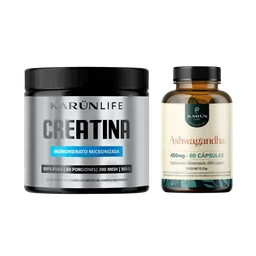 Pack Fuerza Y Calma Ashwagandha + Creatina 300gr Karun Life