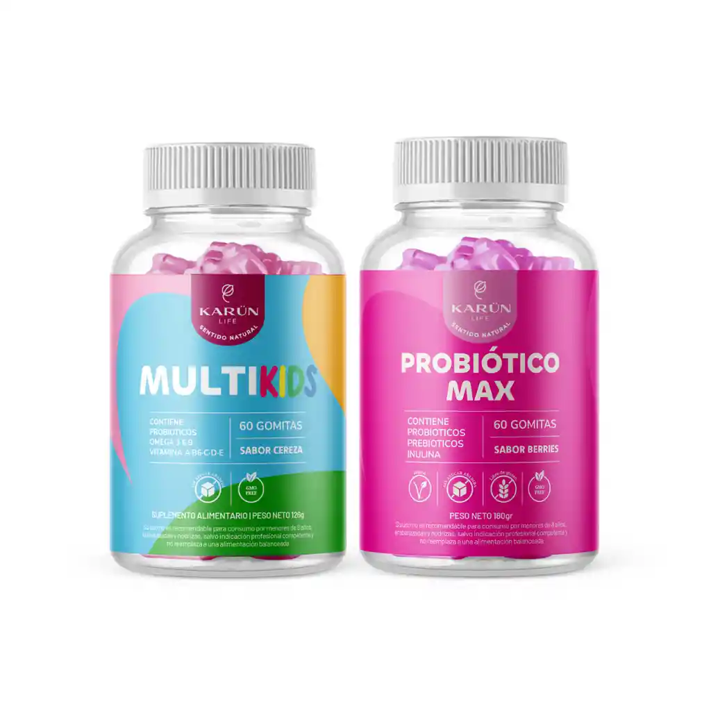 Pack Gomitas Multikids Y Prob Max Karun Life