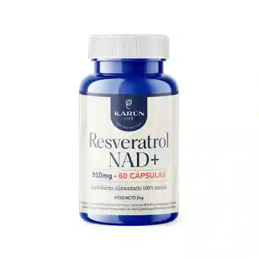 Resveratrol Nad + 60 Cap Premium Karun Life