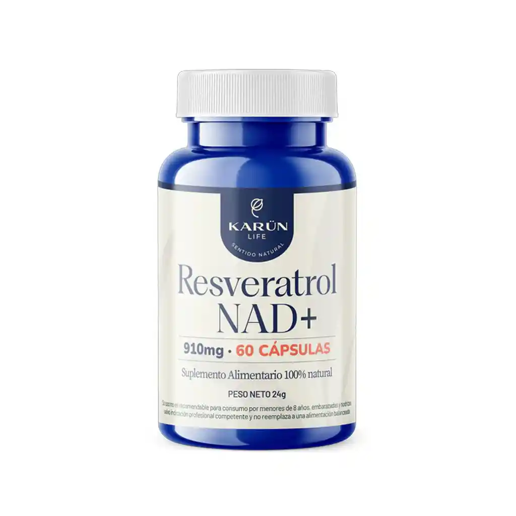Resveratrol Nad + 60 Cap Premium Karun Life