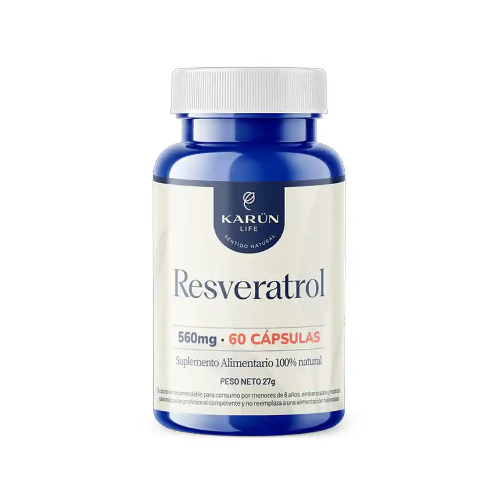 Resveratrol 60 Cápsulas Karun Life