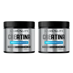 Creatina Monohidratada Pack 2 Frascos 600 Gr Karun Life