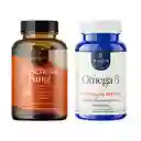 Pack Neuro Protección Y Memoria - Essensial Fungi + Omega 3