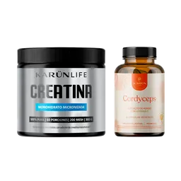 Pack Energía Y Rendimiento Cordyceps + Creatina Karun Life