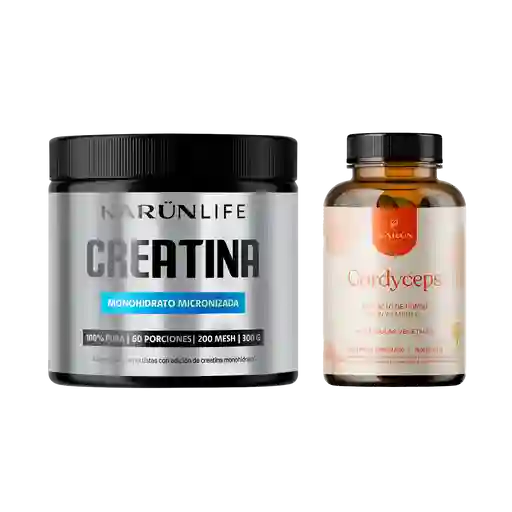 Pack Energía Y Rendimiento Cordyceps + Creatina Karun Life