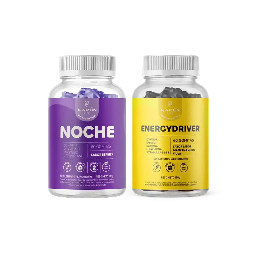 Pack Day & Night 120 Gomitas - Dreams + Energy Karun Life