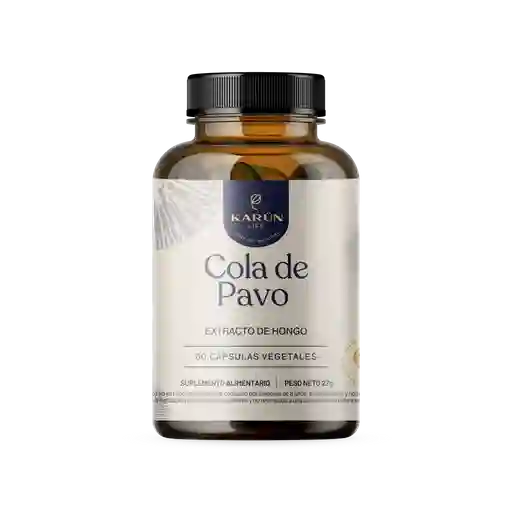 Cola De Pavo 450mg - 60 Capsulas Sistema Inmune Karun Life