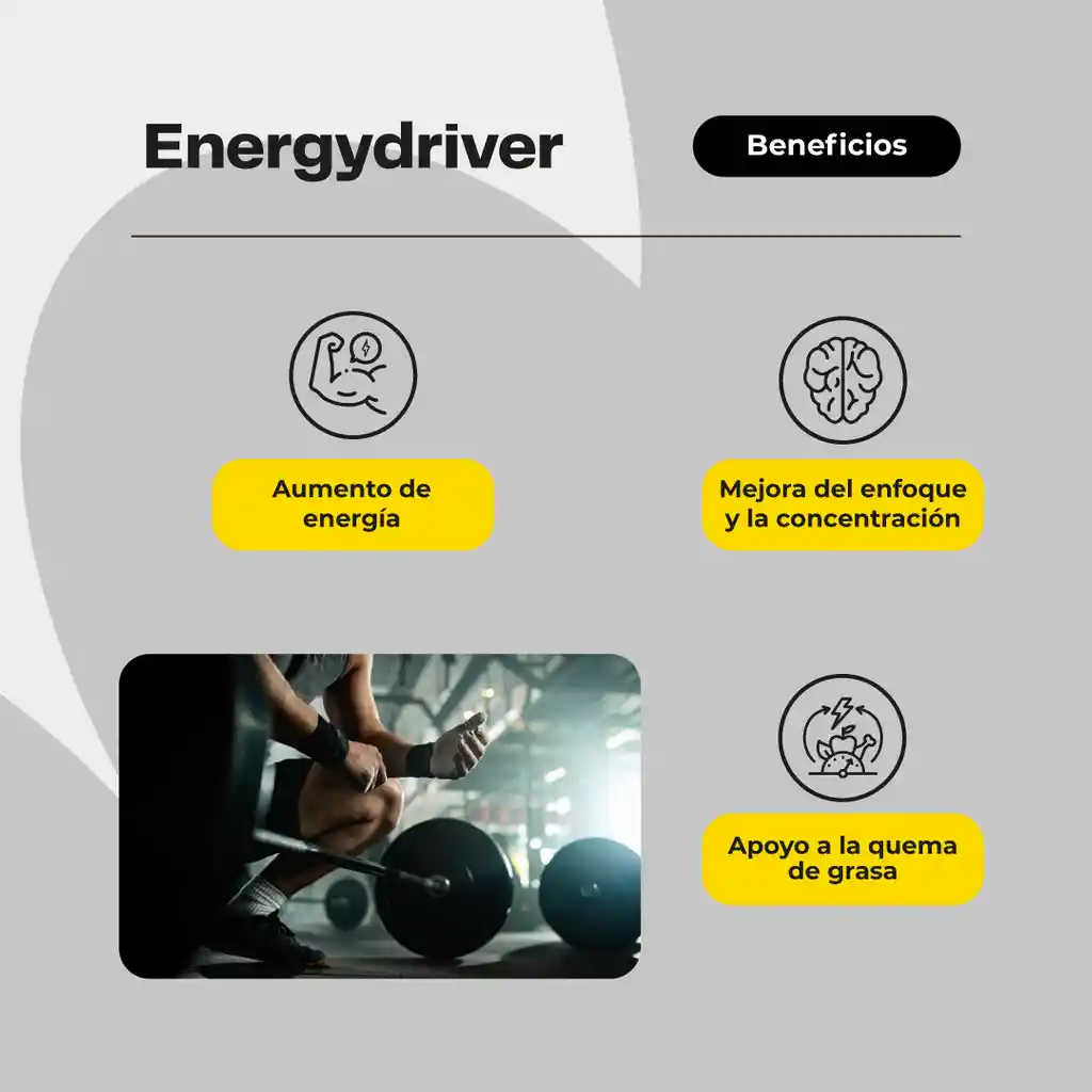 Energydriver - 60 Gomitas - Energía Diaria Karun Life