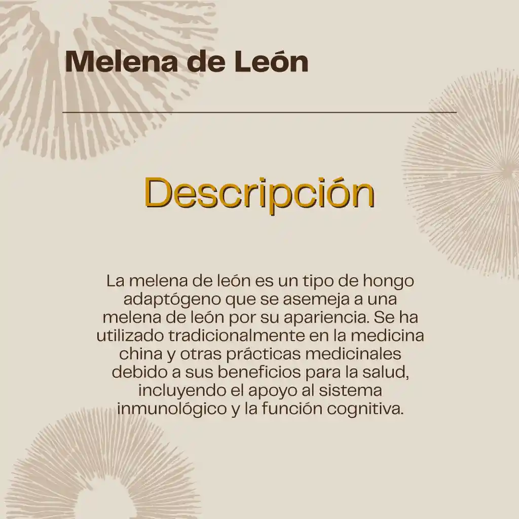Melena De León + Reishi Hongos Concentrado 30ml Karun Life