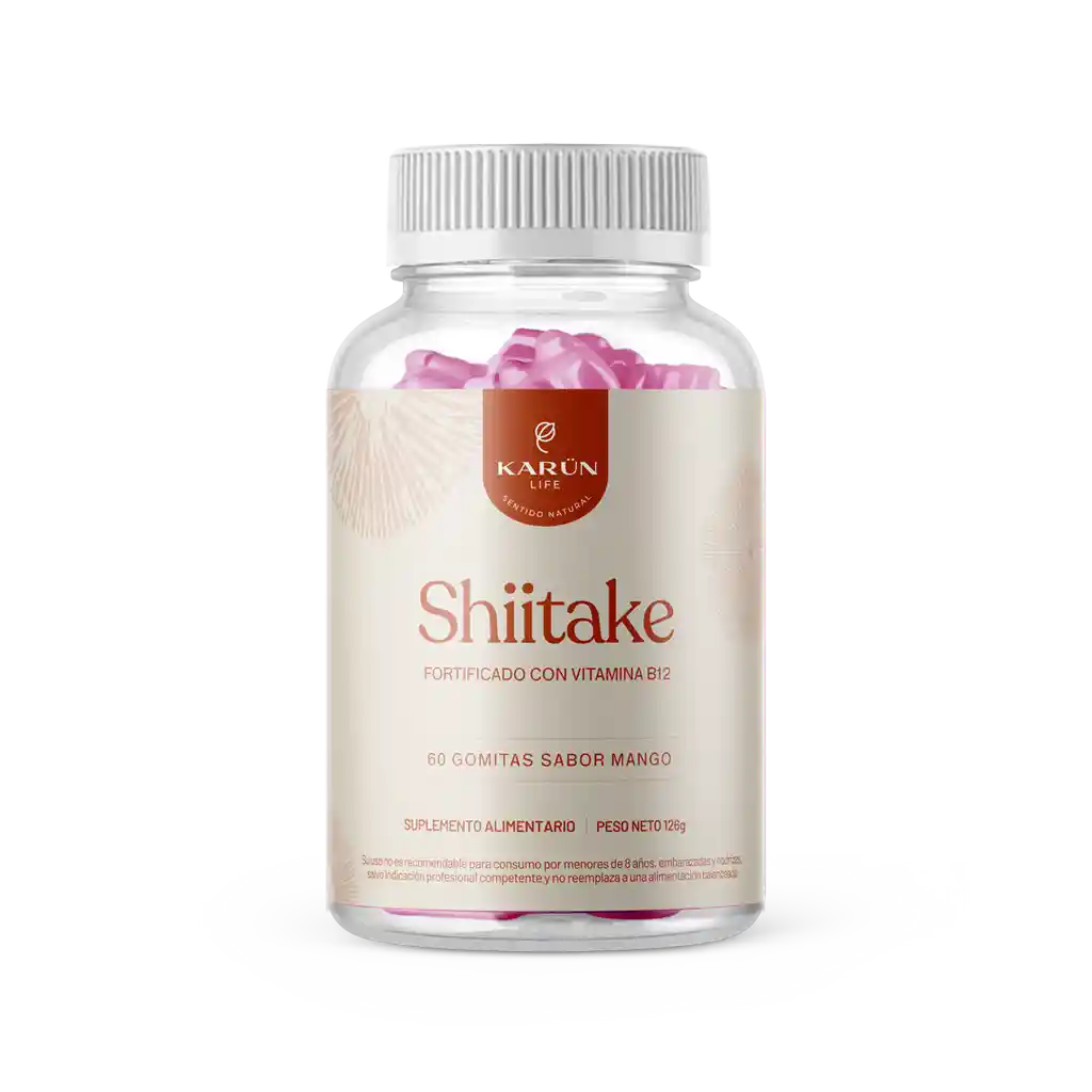 Shiitake Hongo Gomitas 60 Unidades