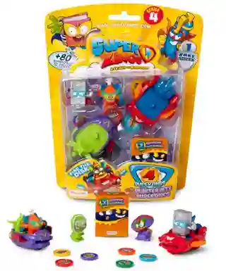Juguetes Blister De 2 Blasterjet + 4 Super Zings + 6 Superdiscs Serie 4