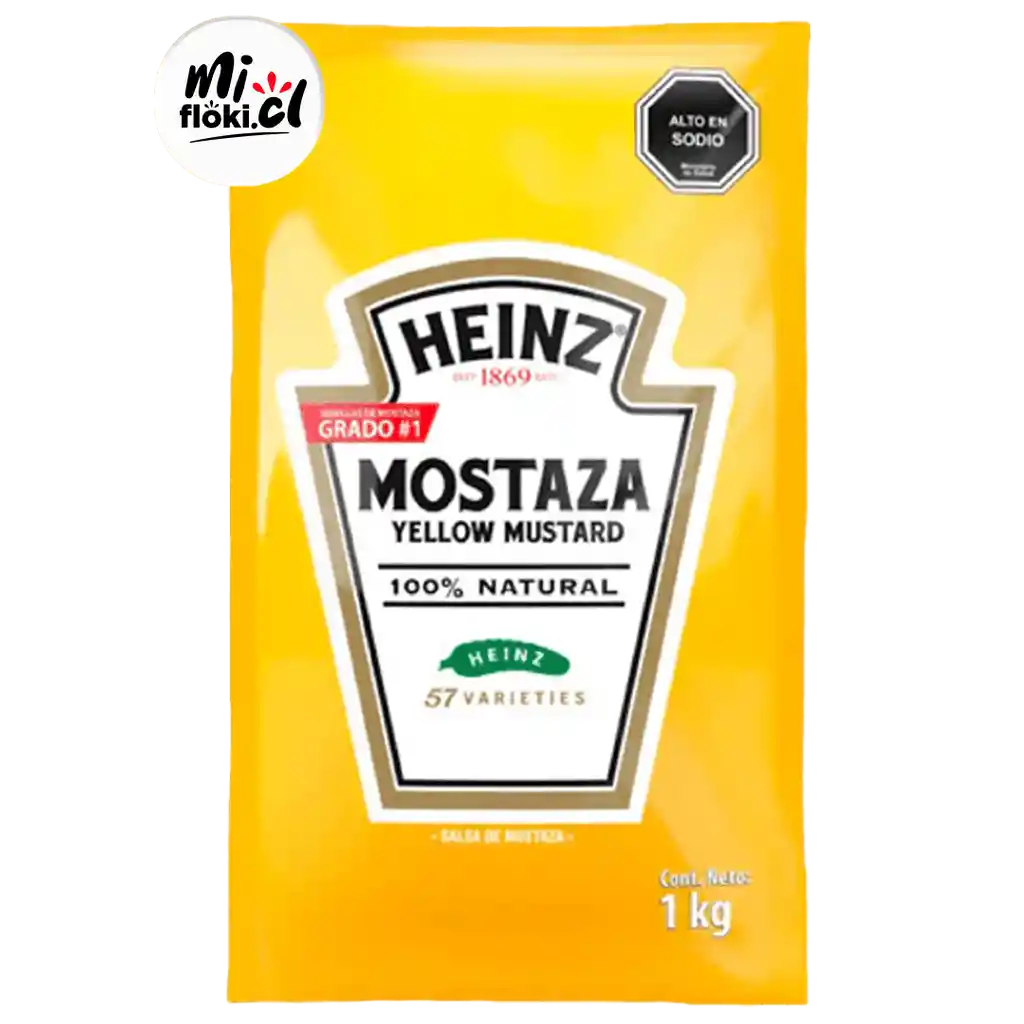 Mostaza Heinz Bolsa De 1kg