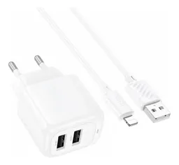 Cargador Hoco Usb Con Cable Para Iphone Cs51a