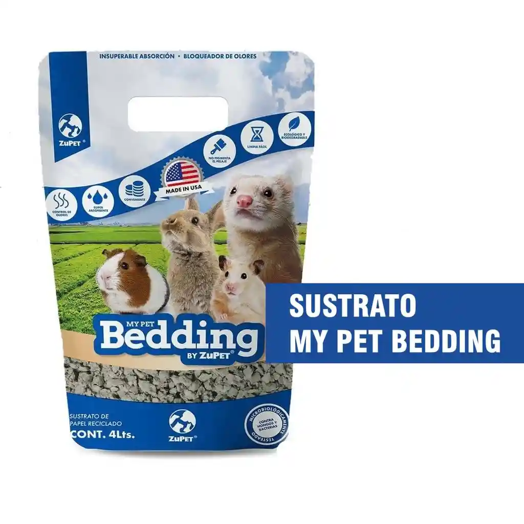 Sustrato Zupet My Pet Bedding 10lts