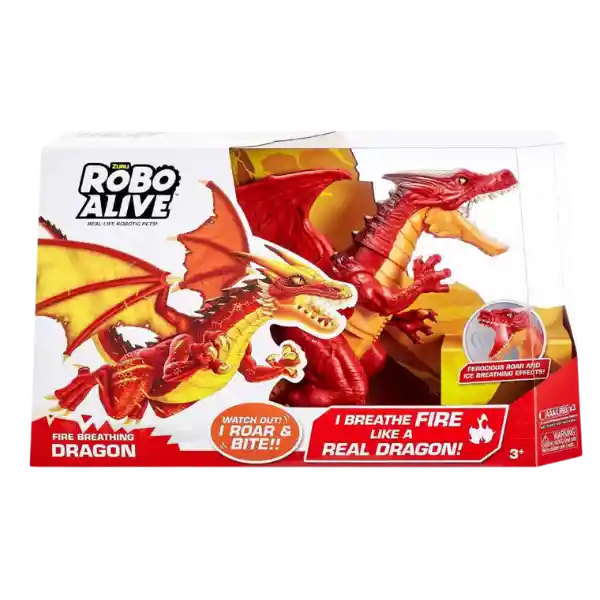 Zuru Robo Alive Dragón De Fuego Rugido Feroz