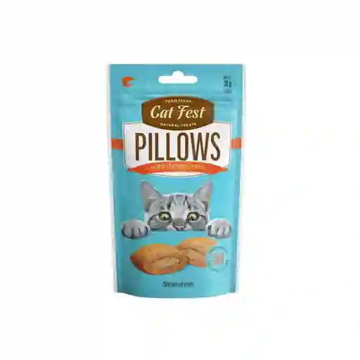 Cat Fest Snack Pillows Con Crema De Camarón 30 G