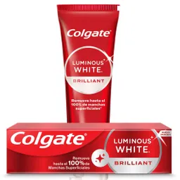 "pasta Dental Colgate Luminous White Brillant 2x75ml "