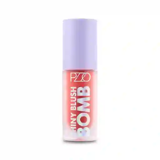 Rubor Líquido Shiny Blush Bomb Red Petal