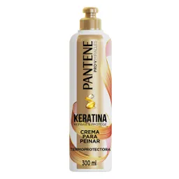 Crema Para Peinar Termoprotectora Pantene Keratina Con Pro Vitamina B5 300 Ml