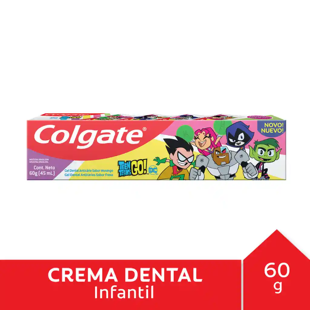Gel Dental Teen Titans Go 60 G