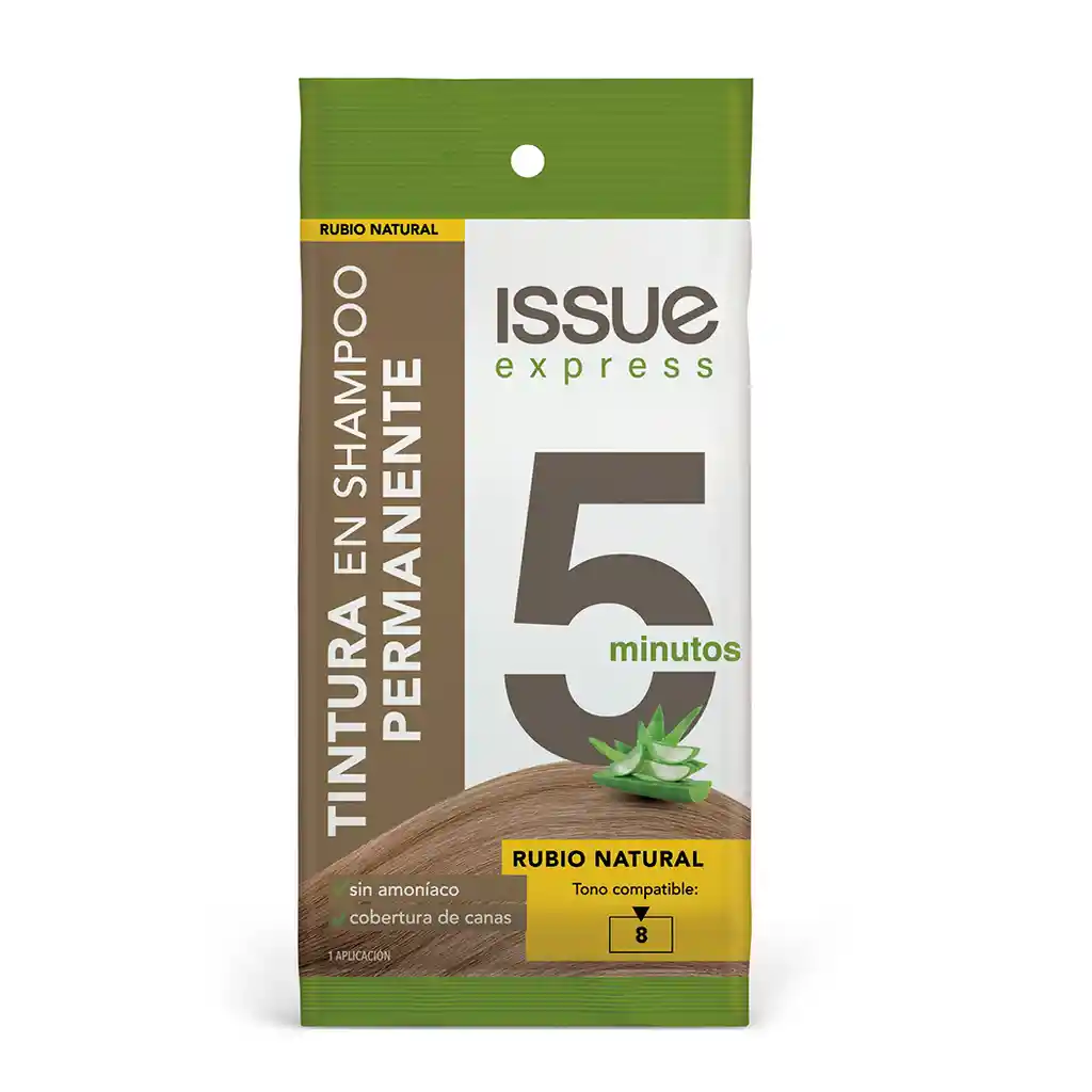 Tintura Permanente Issue Express 5 Min Rubio Claro