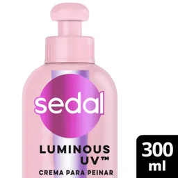 Crema Para Peinar Sedal Luminous Uv 300ml