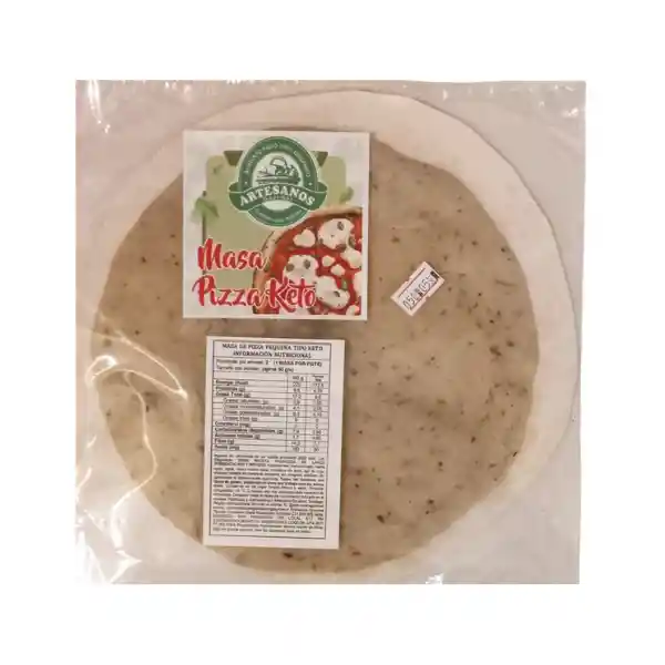 Masa De Pizza Keto (1u) Artesanos Gourmet