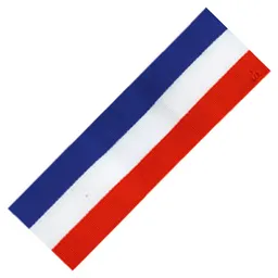 Cinta Decorativa Tricolor Tela Ancho 4 Cm X Largo 5 Mts