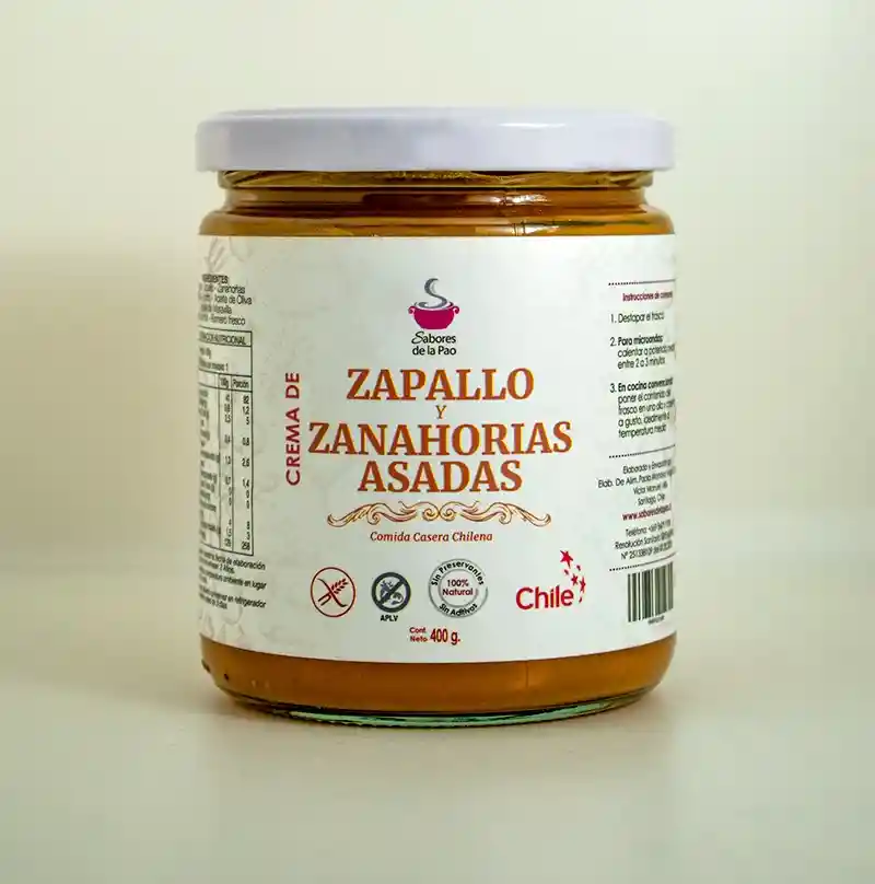 Crema De Zapallo Y Zanahorias Asadas