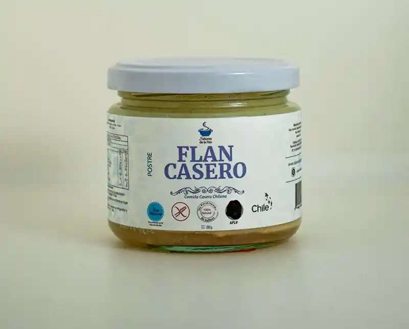 Flan Casero Sin Azúcar