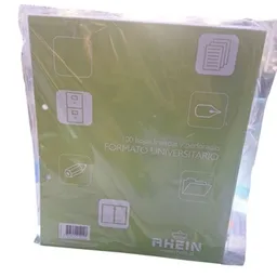 Hojas Lineadas Y Perforadas 100 Unidades Formato Universitario Rhein