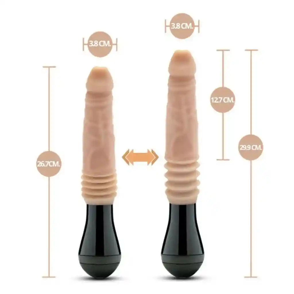 Dildo Vibrador Dr. Knight 3 En 1 - Dr. Skin