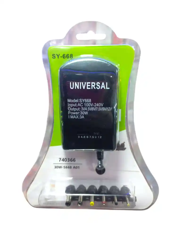 Adaptador De Corriente Universal