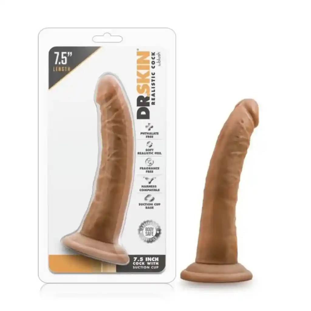 Dildo Basic 7.5 Mocha Dr. Skin