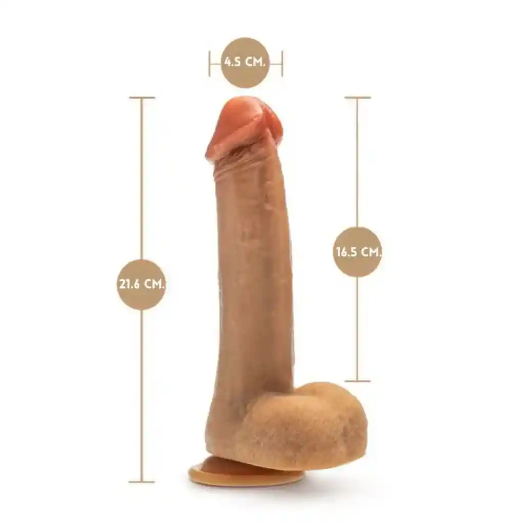 Dildo Dr. Phillips Vibrante Y Con Movimiento Dr. Skin